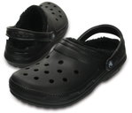 Crocs Classic Lined Clog (mit innenfutter) schwarz Sandale Sandale/Hausschuhe
